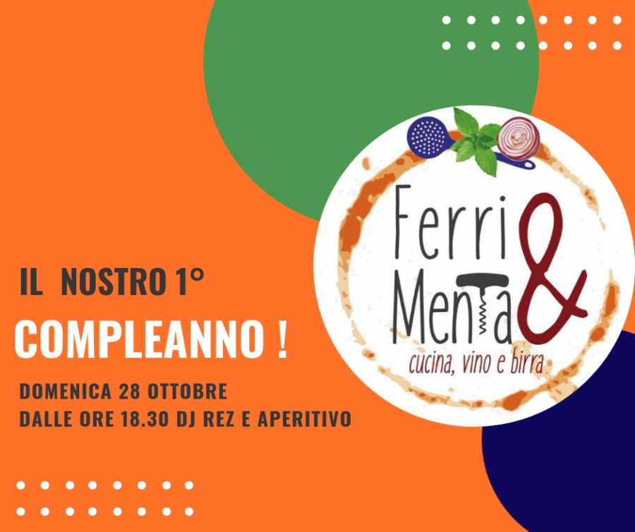 1° COMPLEANNO DEL FERRI&MENTA !