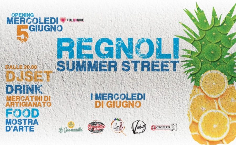 REGNOLI SUMMER STREET – MERCOLEDì DEL CUORE